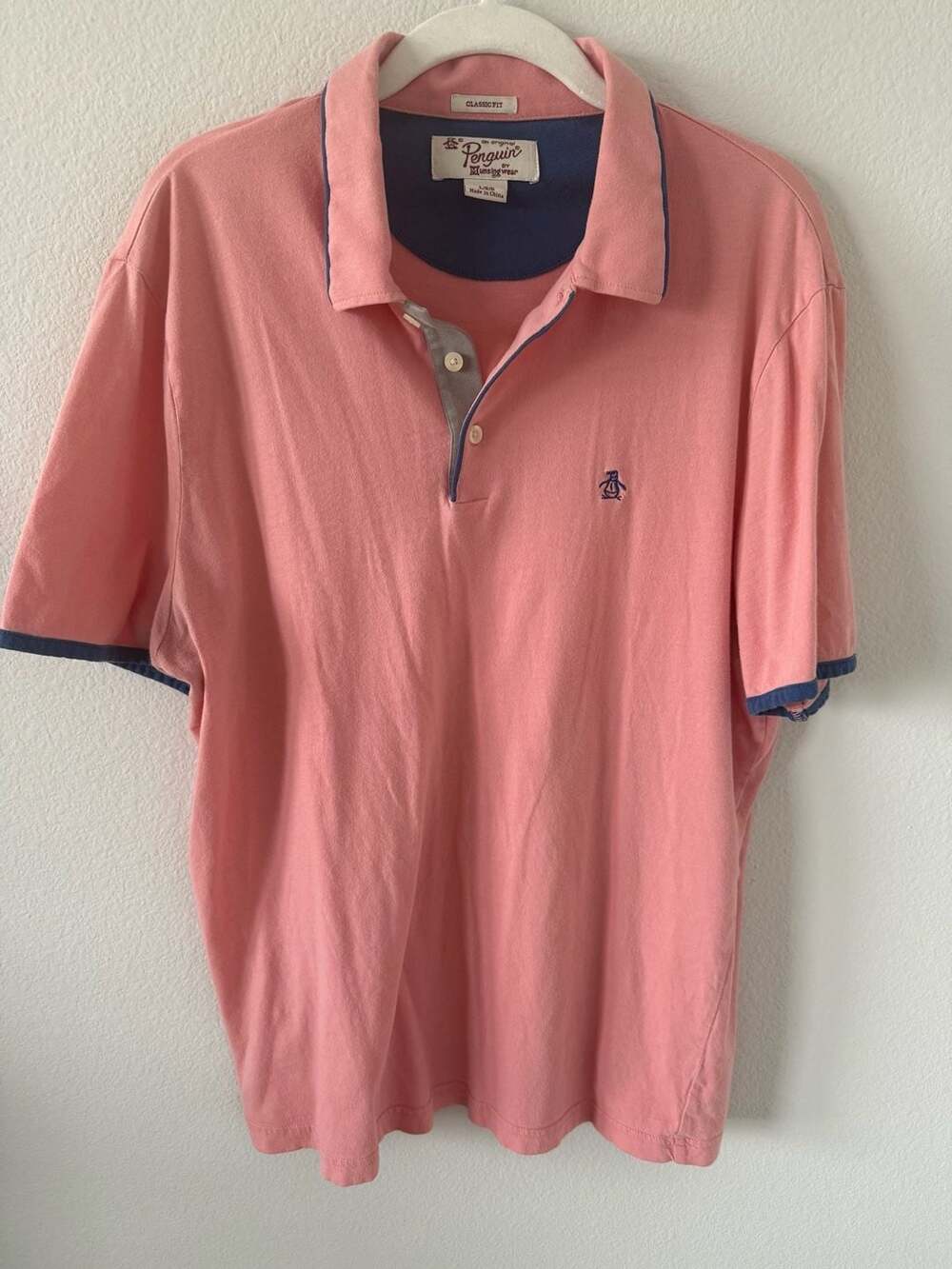 Original Penguin by Munsingwear Classic Fit Polo Shirt Size Large